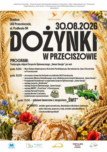 DOŻYNKI W PRZECISZOWIE &ndash; 30.08.2026