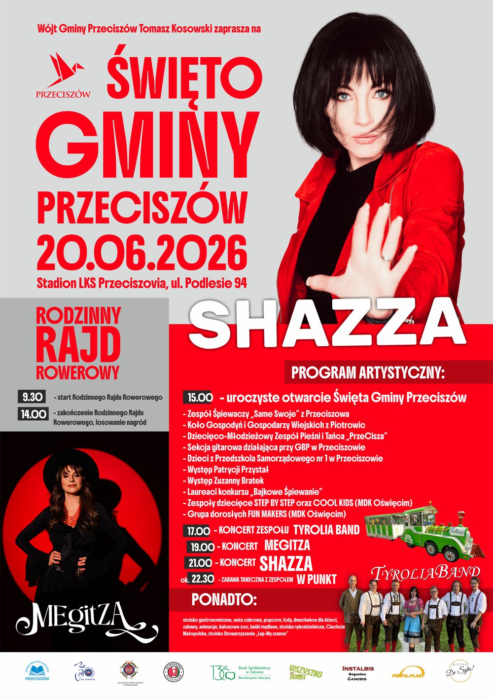 Plakat Święta Gminy Przecisz&oacute;w 2026