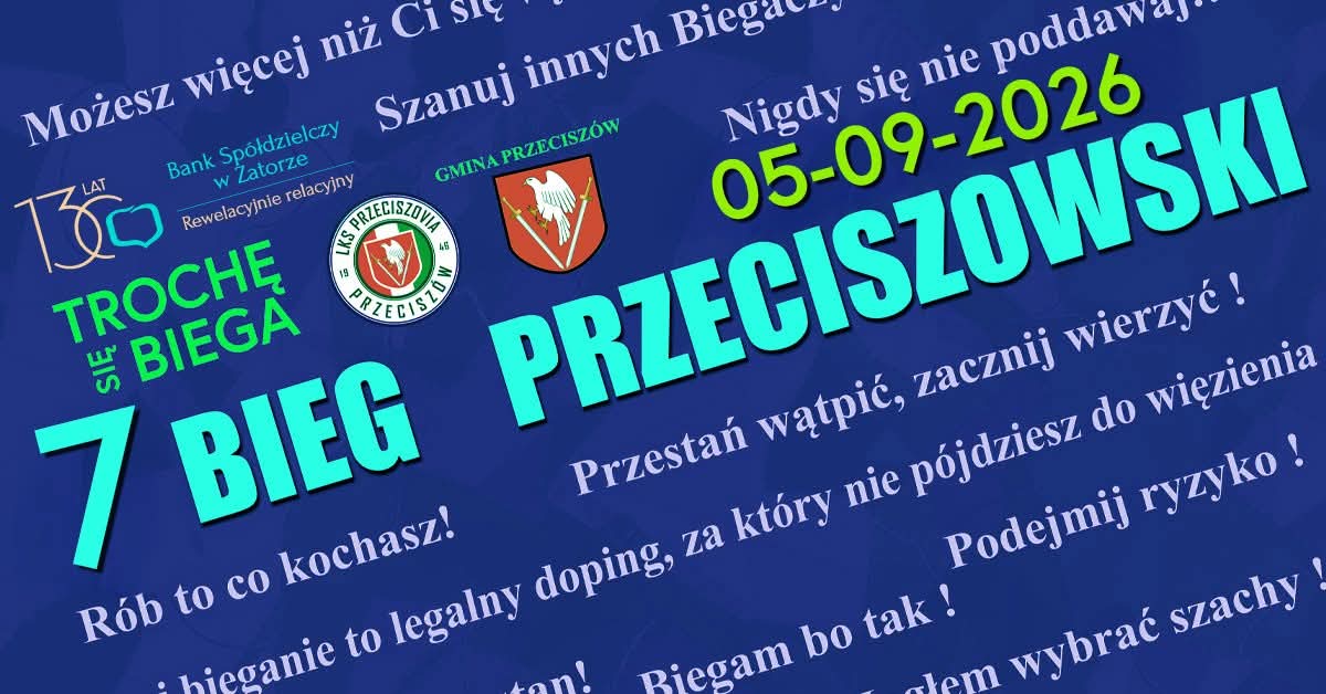 7 Bieg Przeciszowski 05.09.2026 