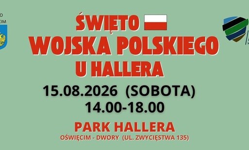 Zapraszenie wszystkich mieszkańców Oświęcimia i okolic na wydarzenie historyczno – wojskowe dot. obchodów święta Wojska Polskiego, które odbędzie się w Parku Hallera w Oświęcimiu. Wydarzenie zaplanowano jako rodzinny dzień pełen emocji, pokazów i edukacyj