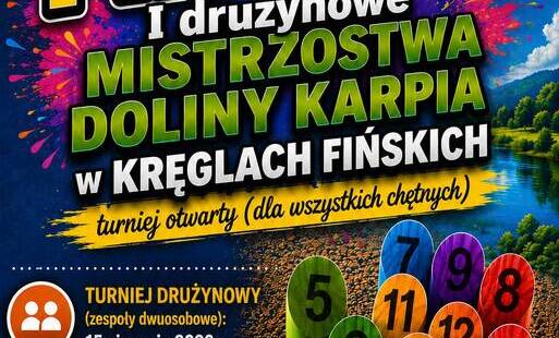 Zaproszenie na Pierwsze Drużynowe Mistrzostwa Doliny Karpia w kręglach fińskich