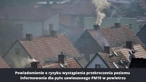 Zdjęcie do Ostrzeżenie 1 stopnia o zanieczyszczeniu powietrza dla powiatu oświęcimskiego