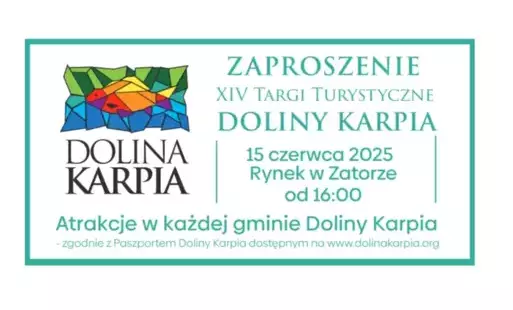 Plakat Targi Turystyczne w Dolinie Karpia