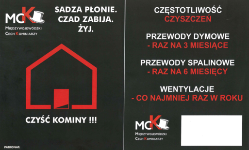 Zdjęcie do Międzywojew&oacute;dzki Cech Kominiarzy informuje o środkach bezpieczeństwa