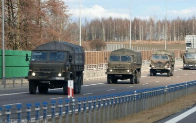 Zdjęcie do Komunikat &ndash; Wzmożony ruch kolumn pojazd&oacute;w wojskowych