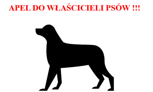 Zdjęcie do Apel do właścicieli ps&oacute;w o zapewnienie właściwego zabezpieczenia zwierząt 
