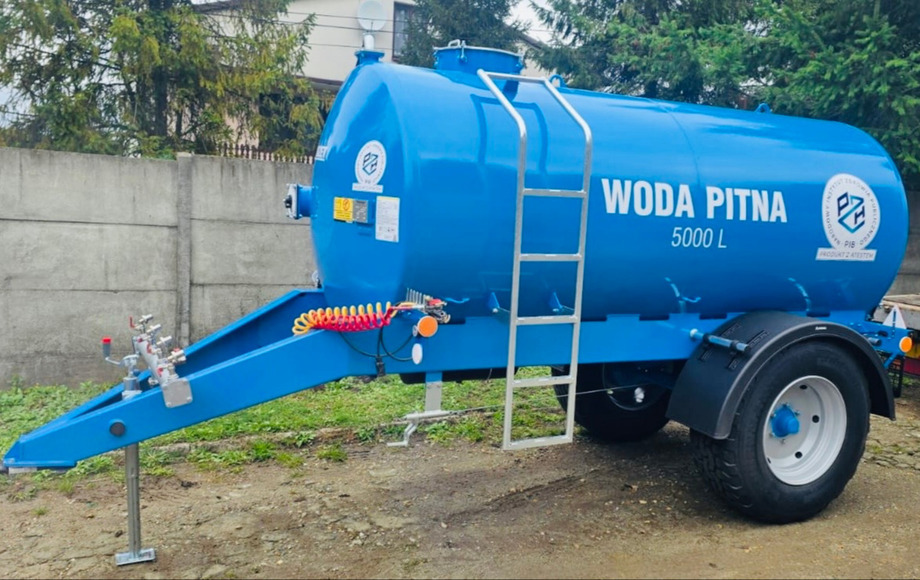 GZWiK Przeciszów zakupił przyczepę-cysternę do transportu wody